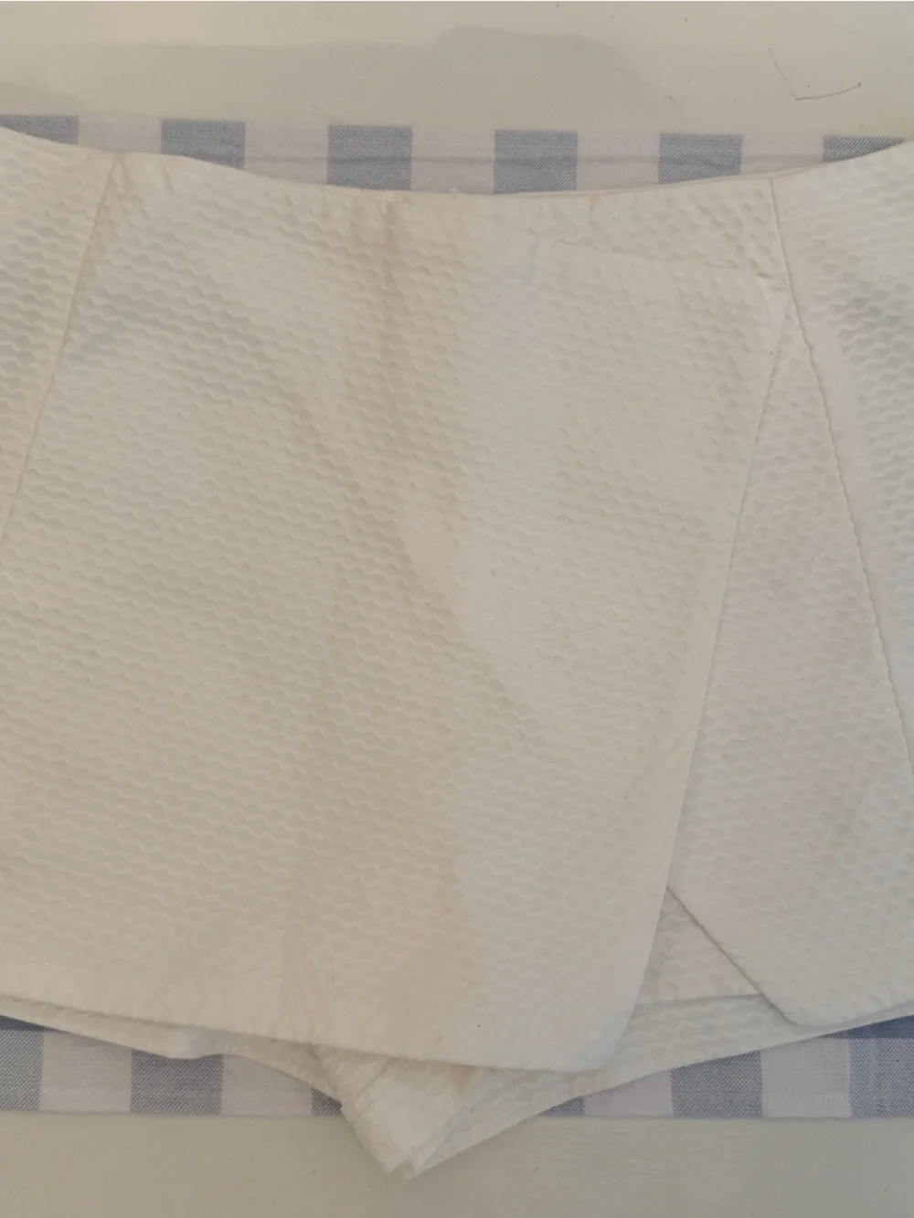 Lilly Pulitzer White Textured Cotton Skort Size 4 - Picture 8 of 9